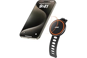 A2C Mag-Safe Grip Fahrradhalterung,Magnet Halterung Auto, Handyhalterung für Fitnessstudio, Heim-Fitness-Bikes, Workout-Ausrüstung, Kinderwagen und Wagenlenker Ckompatibel mit 4.7-6.5" Smartphones