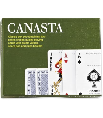 Gibsons Canasta Double Deck Playing Cards from Piatnik | Card Game