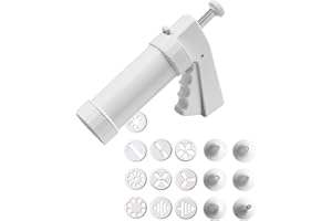 Kaiser 769882 Pressa per Dolci con 10 Dischi e 6 beccucci per Decorazione, in plastica