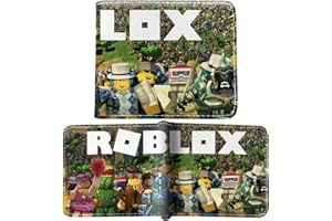 FYDZBSL Roblox Portefeuille Roblox Purse GirlsBifold Wallet Teen Boys Cuir PU Purse Wallet Short Child Wallet for Children Boys Girls Gift Couleur 2 x 11,5 x 9,5 cm (B)