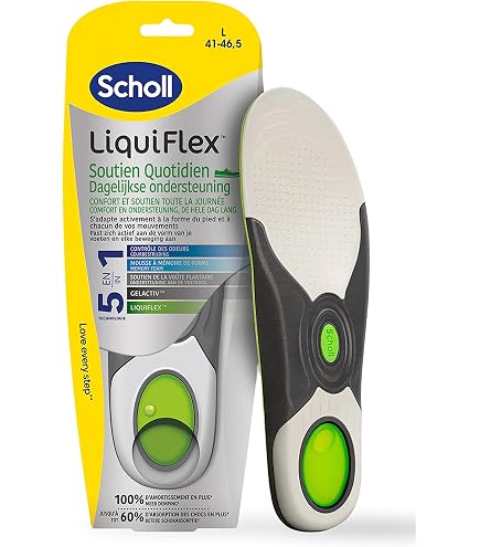 Semelles Amortissantes Semelles Orthopédiques Scholl In-Balance - Soulagement Douleur Talon Et Achille - Taille M - Homme/Femme Semelles Pieds Plats Tendon Achille