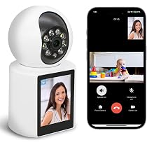 WESTSHINE Video Calling Smart Security Camera with Phone App, WiFi ...