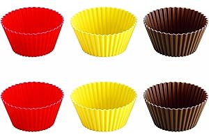 Tescoma 630646 Delicia Pirottini, Silicone, Multicolore, 7 cm, 6 Pezzi