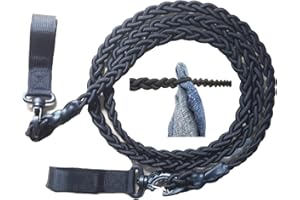 AUXPHOME Dreifach geflochtene Reise-Wäscheleine, zum Waschen zum Aufhängen von Wäscheständern, für Hotels, Camping/Waschküche, trocknet Kleidung überall ohne Verwendung von Wäscheklammern