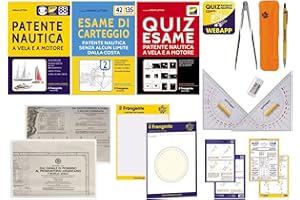 EDIZIONI IL FRANGENTE Kit Completo di Materiale per Il carteggio patente Nautica Senza Limiti - corredo Master Il Frangente STR 15