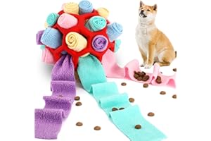 Gowkeey Schnüffelball für Hunde Interaktives Hundespielzeug Schnüffelteppich Schnüffelspielzeug Schnüffelspielzeug Hund, Sniffle Leckerli für Kleine Mittelgroße Hunde Haustier