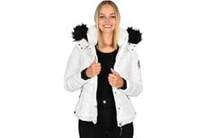 GOLDEN BRANDS SELECTION Navahoo B301 ciepła damska kurtka zimowa, parka, płaszcz, pikowana, krótka kurtka z podszewką