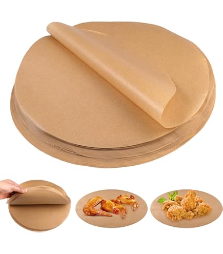 LYLIDIA Papier Cuisson Air Fryer Papier Sulfurisé Carré Pour Friteuse à