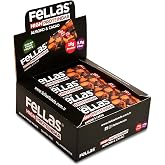Fellas Y&uuml;ksek Protein Bar, Bademli ve Kakaolu, 45gr x 12 Adet