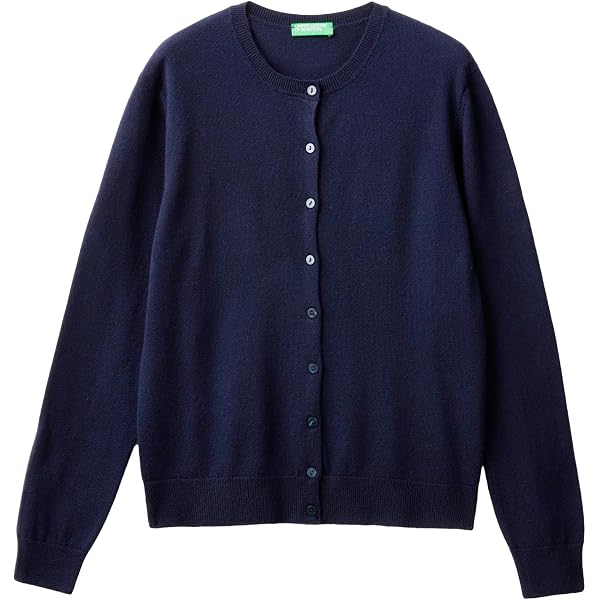 United Colors Of Benetton Strickjacke – Merinowolle, Koreanischer Stil, Größe L