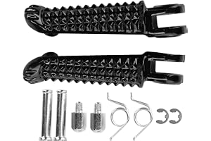 Vobor Motorcykelfotpinnar aluminium motorcykel fotpinnar frontpedal kompatibel med YZF R1 R6 R6S