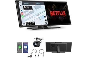 OTTOCAST ScreenFlow, Wireless CarPlay Android Auto Display 11,4 Pollici Schermo per Auto Car Play con Telecamera di Retromarcia, con Navigazione Bluetooth FM, Android 13 OS