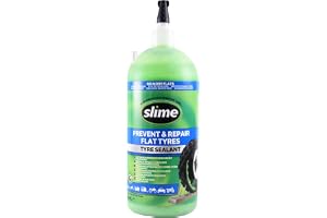 Slime 10031 Uszczelniacz do naprawy przebitych opon, zapobiega i uszczelnia, pojazdy terenowe, przyczepy, quady, taczki, butelka 946 ml (32 uncje)