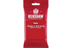 Pâte à sucre EXTRA - Rouge - 250gr - Renshaw