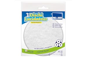 PARODI & PARODI - Disco per Lucidatura in Fibra Antigraffio per Lucidatrice Pavimenti con Adesivo - Dischi Lava Pavimenti Ideali per Poggioli e Piastrelle, Accessori e Pulizia Casa, 3 Pz 13x2x20 cm
