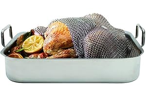 CUISIPRO Novac RoastEasy - Copertura da forno in acciaio INOX, 15,7"