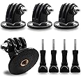 MOSTFUN Tripod Mount Adapter for GoPro with Thumbscrew Action Camera Monopod Mount Compatible with Gopro Hero 12/11/10/9/8/7/6/5, GoPro Session, GoPro Fusion, DJI Osmo, SJCAM Cameras