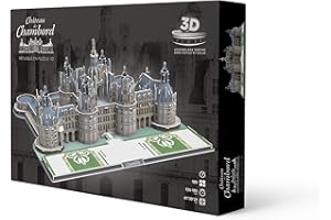 MEGABLEU 3D ZAMEK POKOJU Pomnik CELEBRE Puzzle Dorośli i dzieci - Łatwy montaż: ponumerowane elementy. Nie potrzebujesz kleju, ani narzędzi - od 7 lat - przedmiot dekoracyjny, 678287