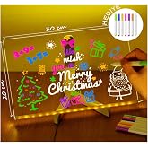 Vothoon 12 Inc LED Illuminated Drawing Board Adjustable Stand and Pens New Generation Drawing Board