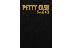 Petty Cash Book A6: A6 Petty Cash Journal for Accurate Cash Flow Monitoring – Ideal for Businesses & Home Accounting, Cash Record Ledger To Track Money In / Out Transactions, etc.