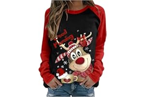 Générique Ugly Pull Noel Rigolo Femme Hiver, Drole Pull de Noel Femmes,Pulls Noel Moche,Pulls Noel Famille Assortis,Sweatshirt Noel Famille,Noel Sweat Polaire Hiver Chaud Sweatshirt Femme