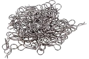 ‎VGEBY VGEBY 100PCS RC Auto Clip Pins, RC Karosserie Clips Federstecker Body Shell Pin Federsplinte Passend Für HSP Redcat HPI RC 1/10 Modell Auto Ersatzteil