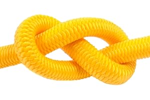 ‎DQ-PP GUMMISEIL | 10mm | 15m | Gelb | Expanderseil Expander Gummischnur Gummikordel Spannseil Planen Seil Spanngummi