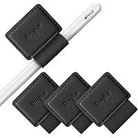 Ringke Pen Holder [3er Pack] für Apple Pencil Halter Hülle, Tagebuch, und Mehr - Selbstklebend PU Leder Stiftschlaufe…