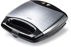 Breville VST051X Appareil à Croque Monsieur et à Sandwichs 750 W Noir/Inox