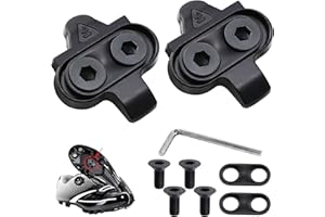 ZDNT Pédales de Chaussures de Vélo Cale de pédale de vélo Cales de vélo de Course Crampons de VTT Crampons pour Pédales SPD de Vélo de Route de Montagne