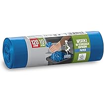 Sacchi Per Spazzatura 120L - 10 Pezzi, Blu, LDPE, Per Carta Riciclata - Foto 4