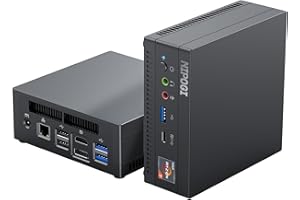 NiPoGi AMD Ryzen 7 3750H Mini PC Gamer, 16 Go DDR4 Dual Channel 512 Go M.2 SSD Mini Ordinateur, Graphique Radeon RX Vega 10, HDMI+DP+Type-C 4K Triple Display, RJ45-LAN, WiFi 5, BT 4.2.