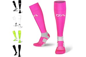 COMPRESSION FOR ATHLETES Calcetines De Compresión Graduada Anti Ampollas Para Hombres Y Mujeres, Ideales Para El Deporte | Modelo Hasta La Rodilla | Soporte De Tobillo Y Arco | Diseño Danés | Fabricado En Portugal|