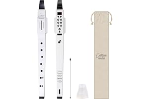 Carry-on by Blackstar Digitales Blasinstrument Weiß - 10 Stimmen, integrierter, wiederaufladbarer USB-Akku, Kopfhörerausgang für leises Üben, Midi über Bluetooth, BA234010