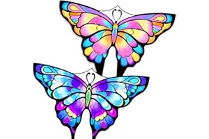 Simxkai aquilone per bambini e adulti, facile da volare, butterfly kite