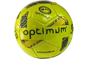 Optimum Classico All-Weather Single Football Ball - Stylish, Soft-Touch PVC, Even Pressure, Ideal for Training & Matches, Suitable for All Grounds, for Boys, Teens & Footballers of All Ages