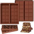 Moule à Tablette De Chocolat Dubai En Silicone - Lot De 2 Moules Premium Pour Chocolat Maison Personnalisé