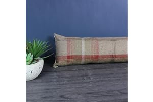 Harrison Cropper Balmoral Rust Tartan Draught Excluder (90cm Length x 15cm Width)