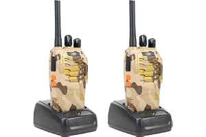 PNI PMR R40 Camo portabel radiostation, set med 2 delar, 0,5W, 16 programmerbara kanaler, 16 PMR och 50 CTCSS och 104 DCS-toner