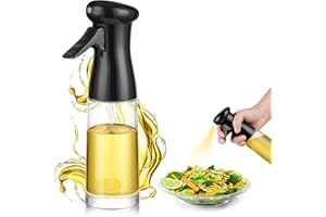 FRIBERG Pulvérisateur d'huile de cuisine, 200 ml, pulvérisateur d'huile, contrôle précis de l'huile, pour la cuisson, les grillades, les salades, la pâtisserie