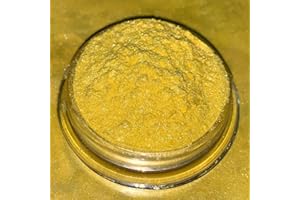 25g Dipoxy Bright-Yellow-Pearl-Gelb01 Pigment Farbmittel für Epoxidharz, Polyesterharz, Polyurethan Systeme, Beton, Lacke, Kunstharz Schmuck