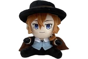 PURUUIGE Bungo Stray Dogs Bambola di peluche Personaggi anime Chuuya Nakahara Cartoon Cuscini carini Figura Plushie Peluche ripiene 7,9 pollici