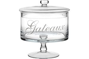 Secret de gourmet Bonbonnière Gâteaux - Grand modèle - Verre