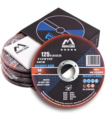 Dischi Da Taglio Merryland 180mm Per Smerigliatrice - 25 Pezzi | Per Ferro, Metallo E Acciaio INOX - Foto 9