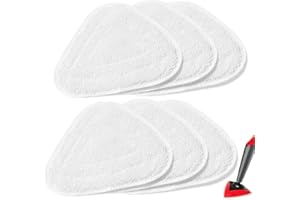 YUUNAIE Panni di Ricambio Microfibra per Scopa a Vapore Triangolare Testine di Ricambio Lavabili per Pulire il Pavimento