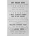 Yobent to My Son Gifts from Mom, Birthday Card for Adult Men Teen Boys, Proud of Son Gift Ideas for Bday Graduation Fathers Day