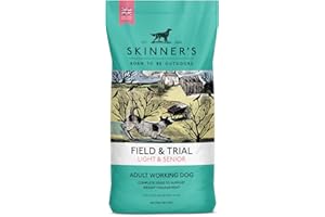 SKINNERS Skinner’s Field & Trial Light & Senior – Complete Dry Dog Food, Ideal for Older, Overweight or Less Active Dogs, 15kg