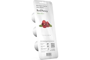 Click and Grow Smart Garden Red Pansy Plant Pods, 3-Pack