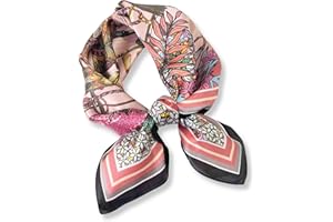 PoeticEHome Seidenschal aus 100% reiner Maulbeerseide – 68x68 cm Halstuch für Damen | Quadratisches Tuch mit Geschenkbox​