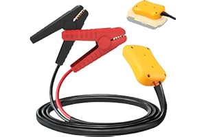 vapourd Jumper Cables for Car with Adapter for DEWALT 18-20V Batteries, 8AWG 6.56FT Auto Booster Cable for Jump Starting Car Using Tool Battery